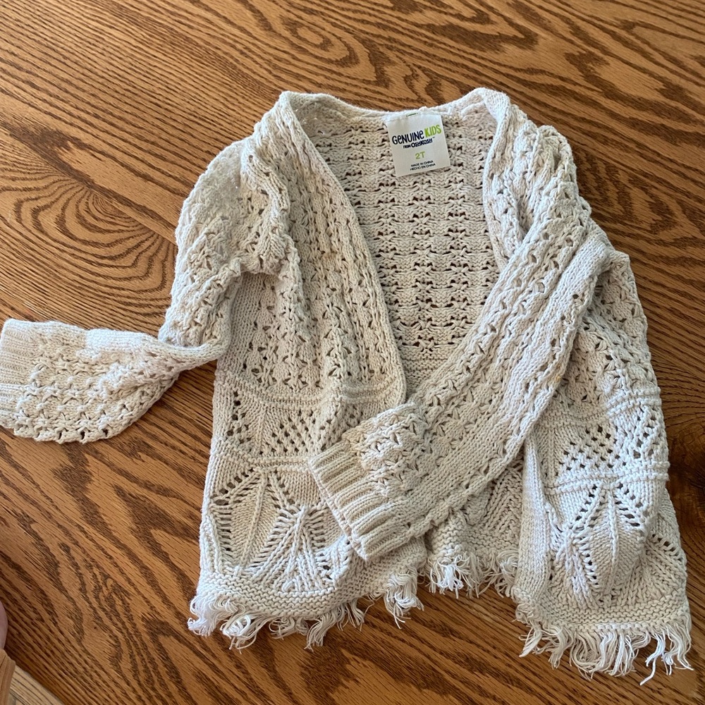 Genuine Kids Cardigan. 2T Girls.